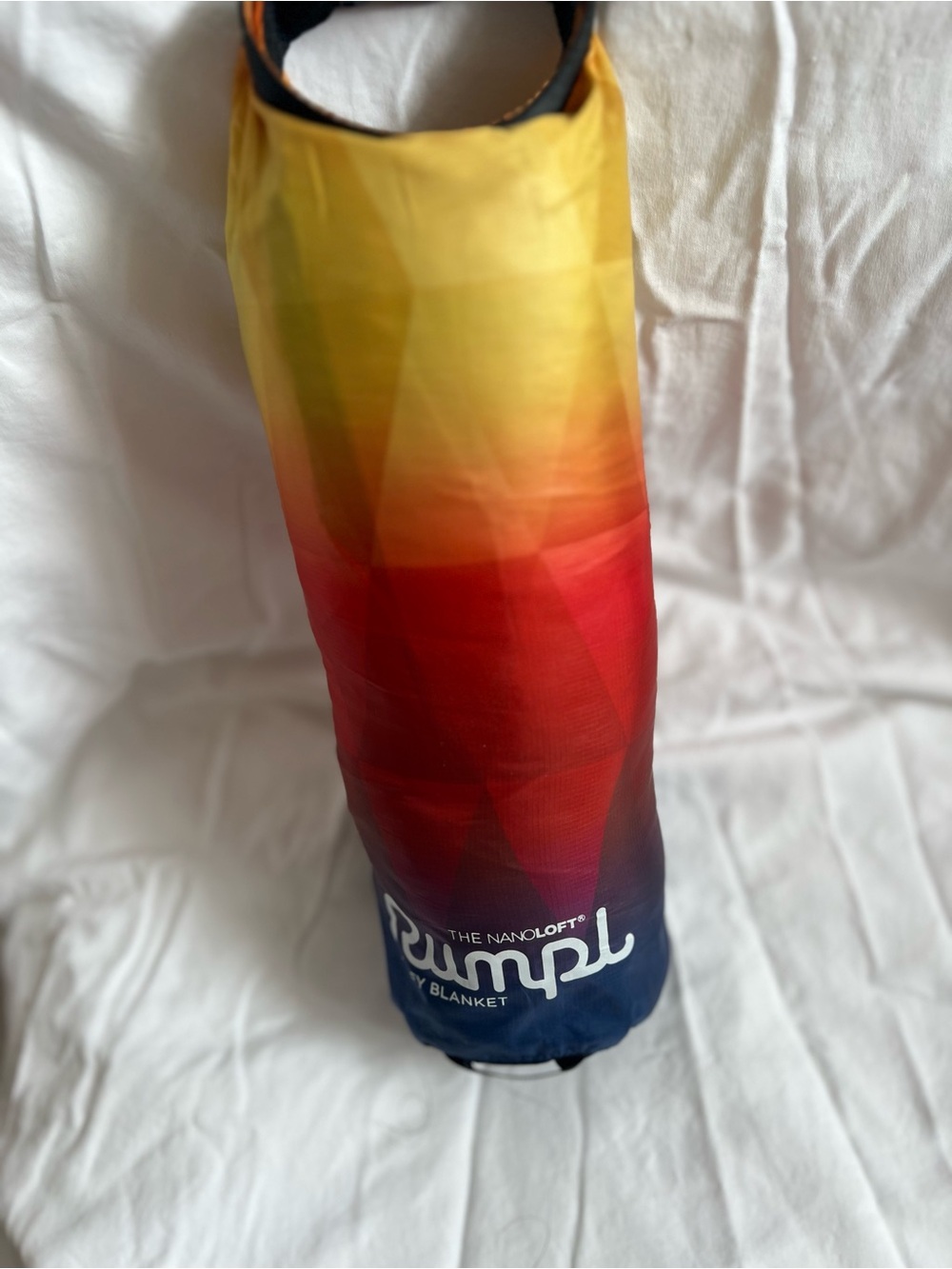 Rumpl Gradient Packable Blanket - Yellow to Red